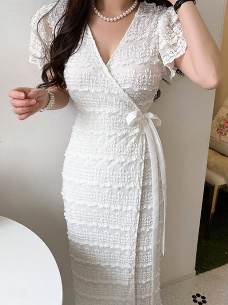 Women's Midi Dress Sheath Dress Casual Daily Regular Fit
