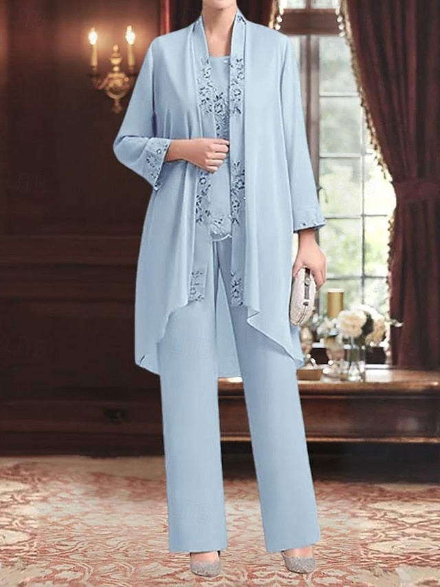 Mother the Pantsuit of Elegant Dress 3 Piece Bride FashionChic