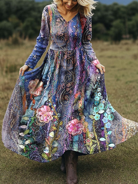 Women's Maxi Dress A Line Dress Vacation Casual Boho Beach FashionChic