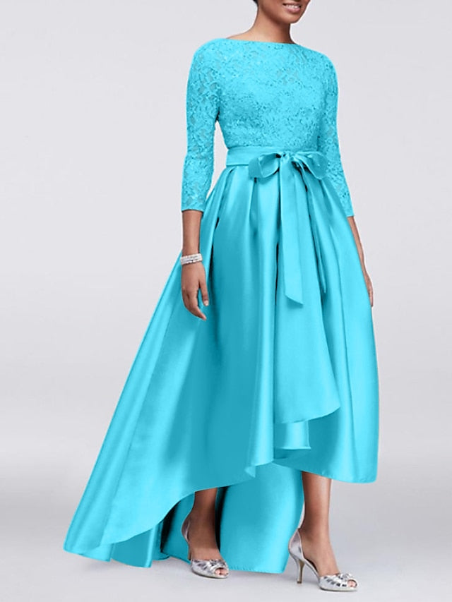 Mother Elegant Size the of Bride Plus Wedding Dress A-Line Guest FashionChic