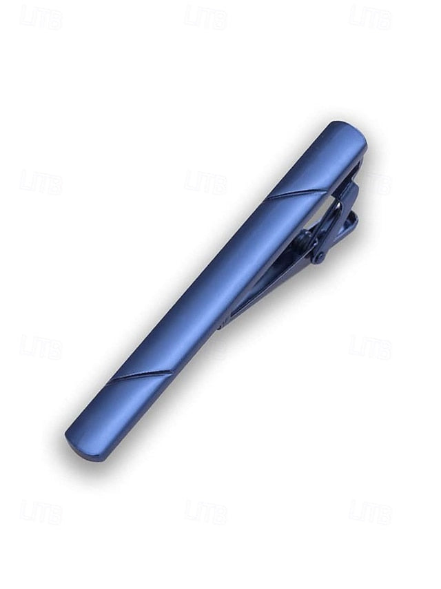 Clip Men's Colors 7 Tie Metal Classic Available - FashionChic