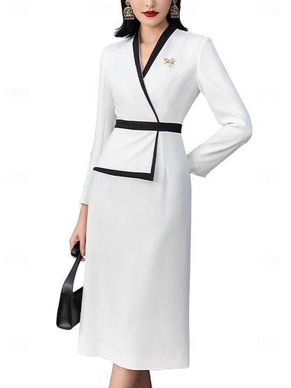 Bride Vintage Elegant Sheath of / Column Formal the Mother Dress FashionChic