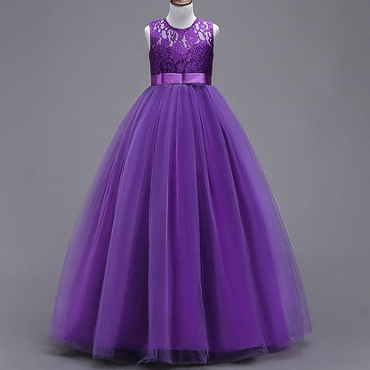 Flower Gown Girls' Dress Evening Party Girl FashionChic