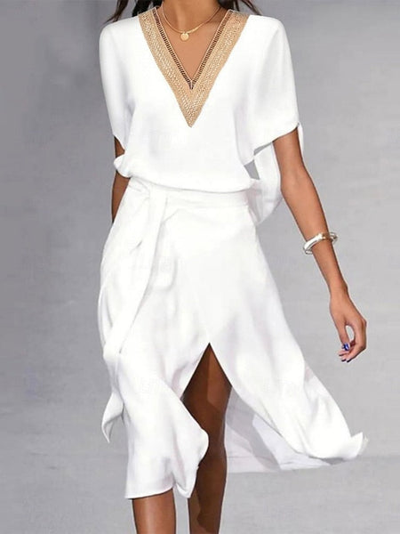 Women's Midi Dress A Line Dress Summer Dress Casual Daily FashionChic