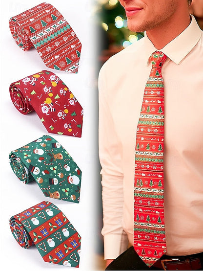 Christmas Neckwear Fun Ties Men's Festive Holiday – and FashionChic