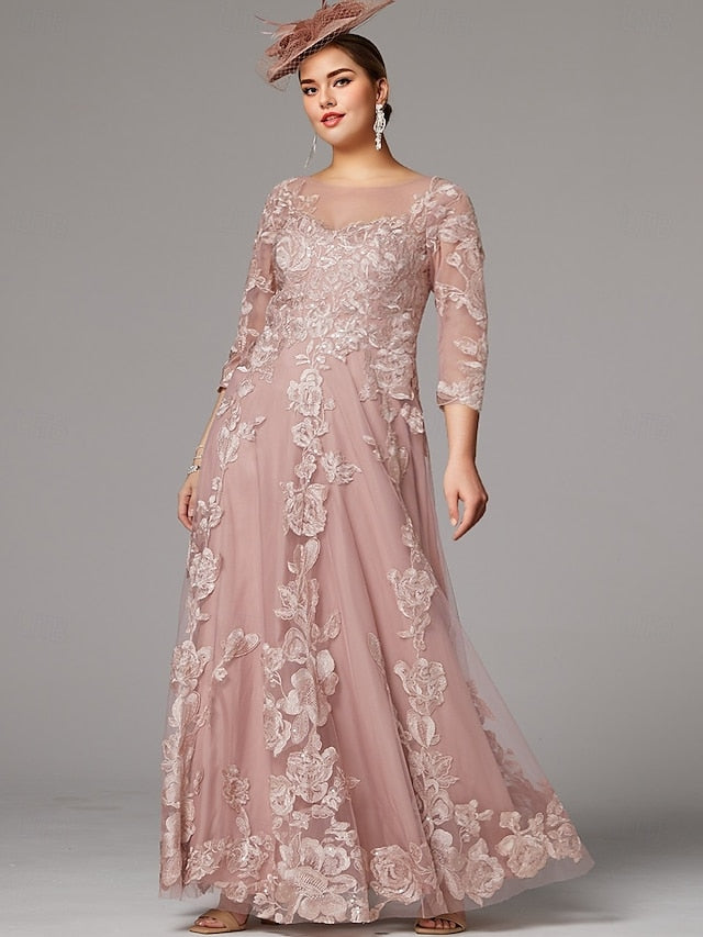 Elegant Bride of Wedding the Beach Dress A-Line Mother FashionChic