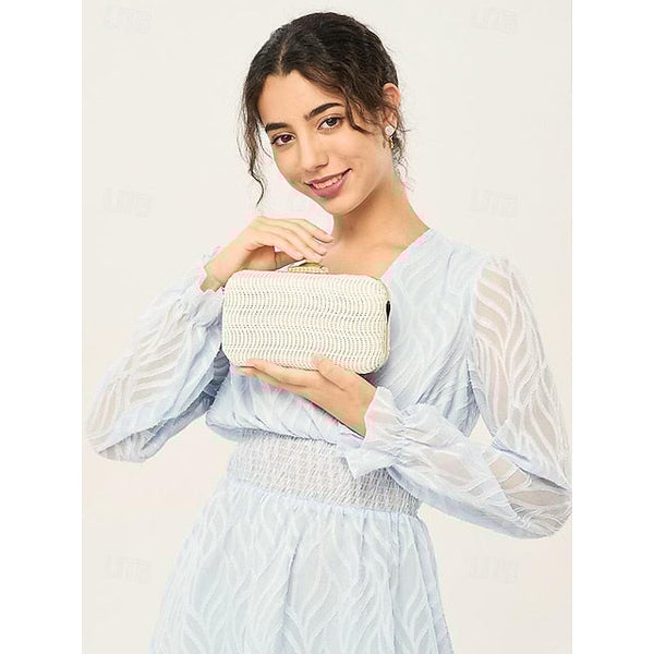 Clutch Bag Wristlet Leather Women's Evening PU Party FashionChic