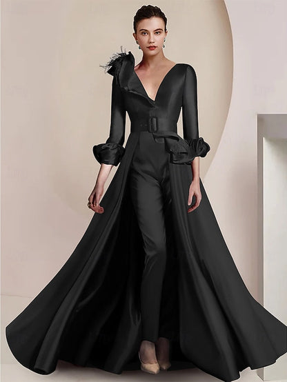 Pantsuit Formal Bride of / Two Jumpsuit Piece the Mother FashionChic