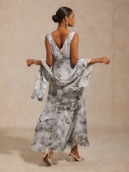 Women's Maxi Dress Chiffon Dress Sundress A Line Dress