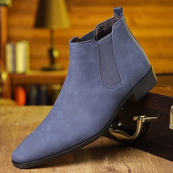 Casual Boots- Chelsea Men's Business Ankle Boots for FashionChic