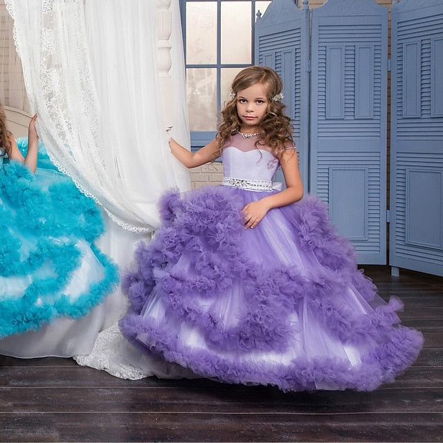 Girl Flower Dress Kid's Girls' Princess FashionChic