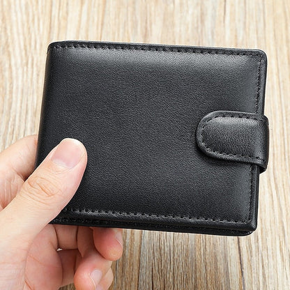 wallet card leather purse multi top cowhide layer Genuine coin FashionChic