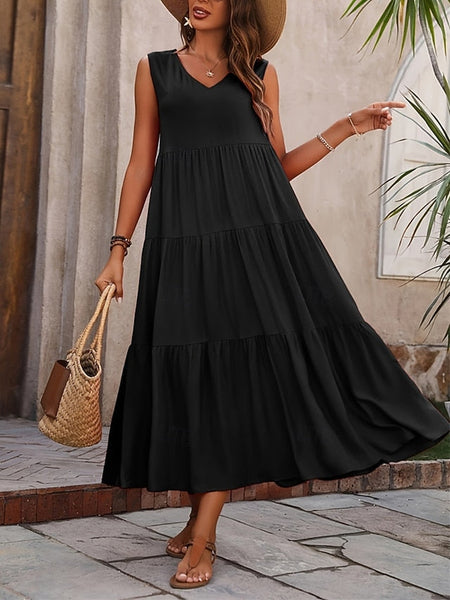 Women's Maxi Dress Casual Dress Swing Dress A Line Dress FashionChic