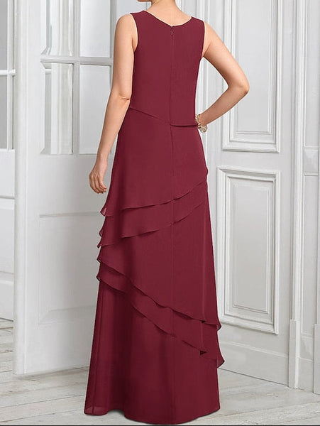 Elegant Formal Bride Mother Suit Dress the Piece A-Line Two of FashionChic