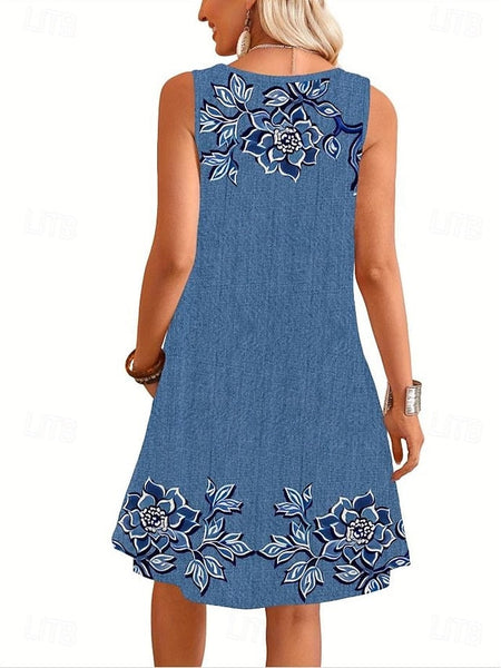 Women's Mini Dress Sundress A Line Dress Summer Dress FashionChic
