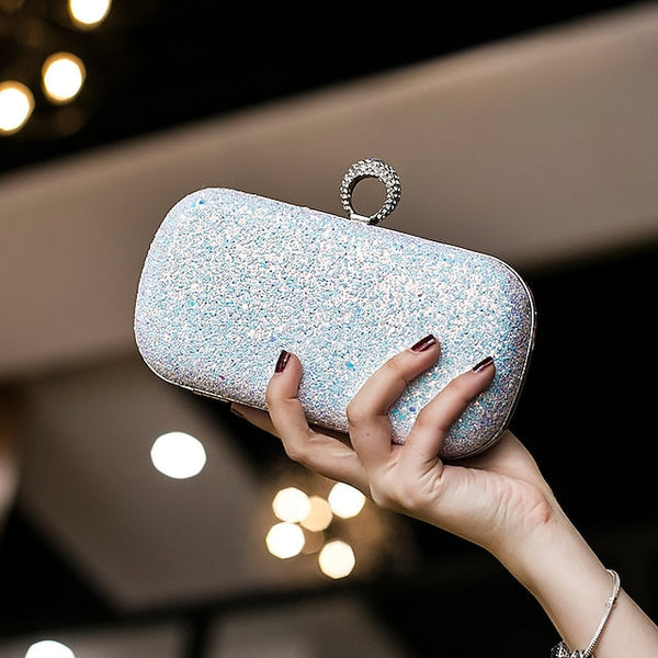 Wristlet Leather PU Bags Clutch Women's Evening Bag FashionChic