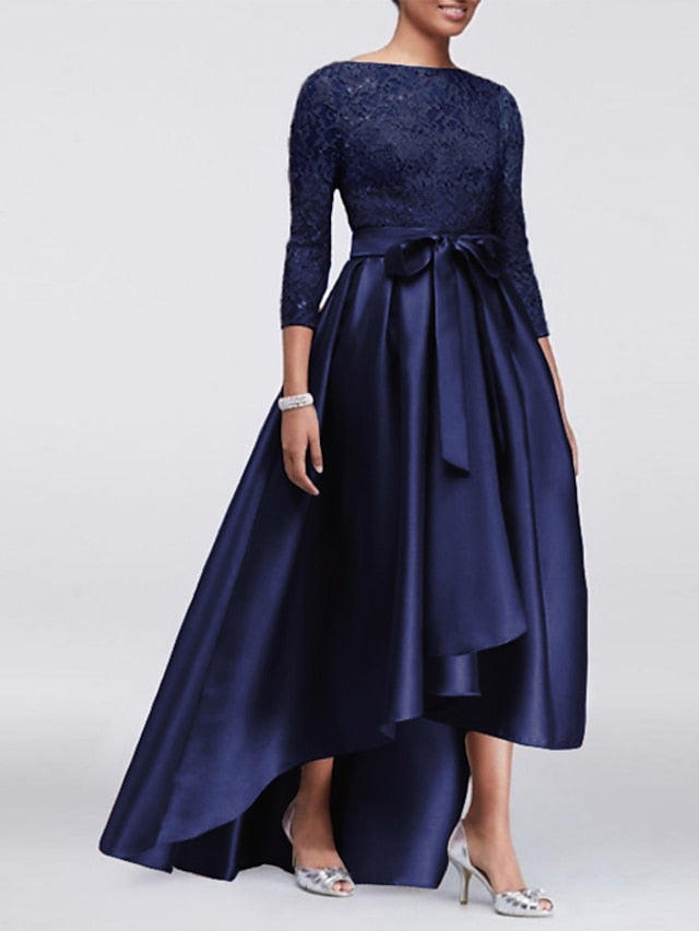 Mother Elegant Size the of Bride Plus Wedding Dress A-Line Guest FashionChic