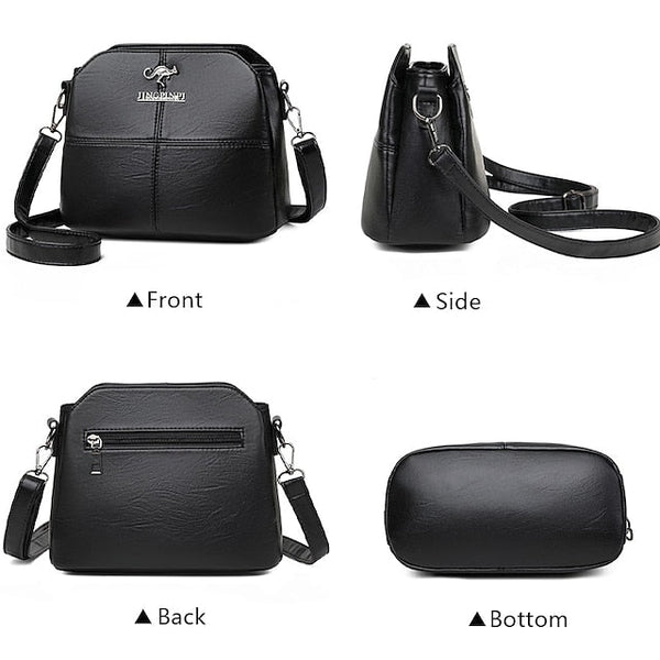 Leather Red Faux – Crossbody Bag Women's Small Minimalist FashionChic