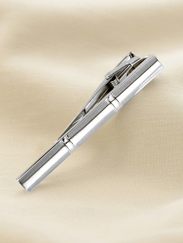 Metal Tie Men's Clip Slim - FashionChic