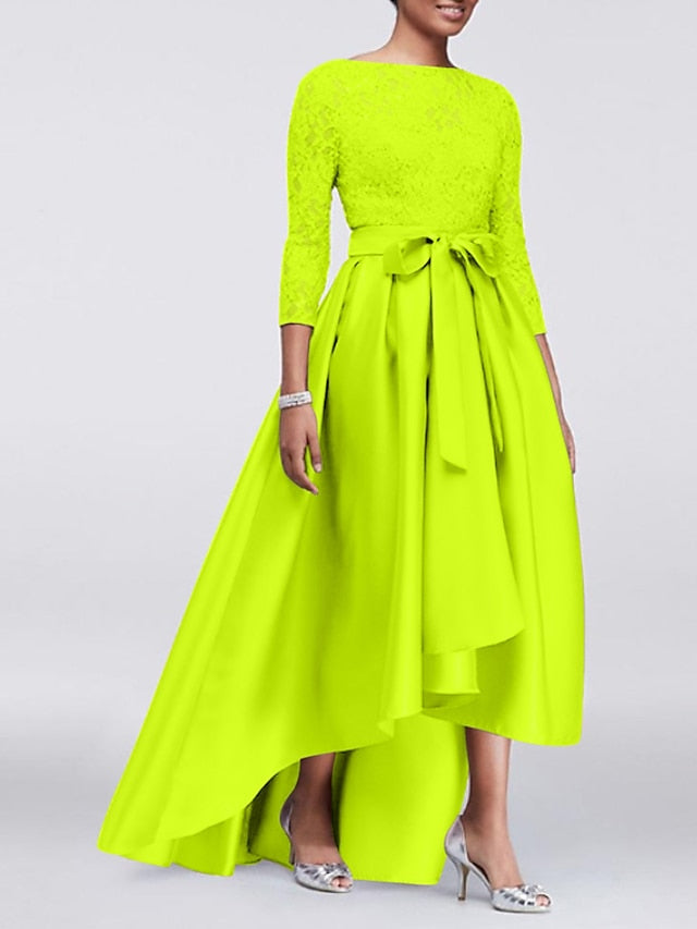 Mother Elegant Size the of Bride Plus Wedding Dress A-Line Guest FashionChic