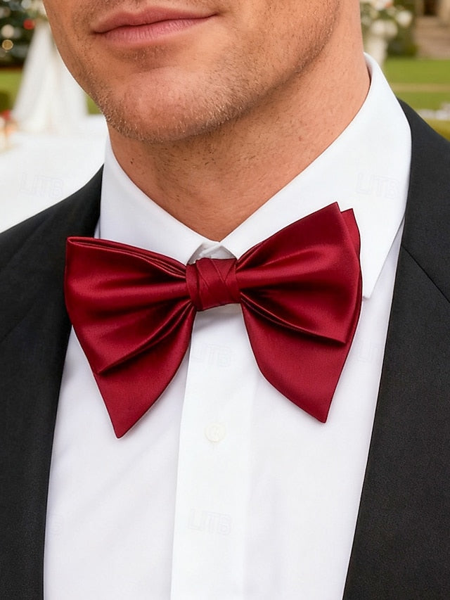 Men's in Multiple Satin Colors Bow Tie FashionChic