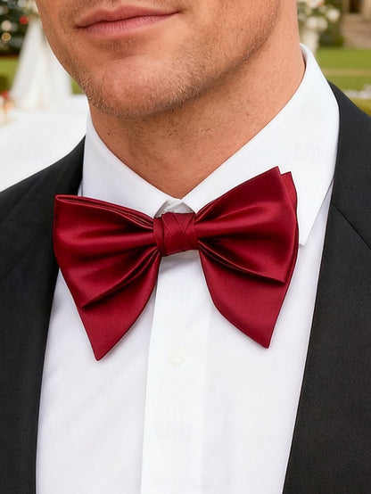 Men's in Multiple Satin Colors Bow Tie FashionChic