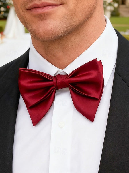 Men's in Multiple Satin Colors Bow Tie FashionChic
