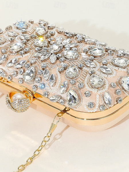 Bag Women's Clutch Crystal-Embellished FashionChic