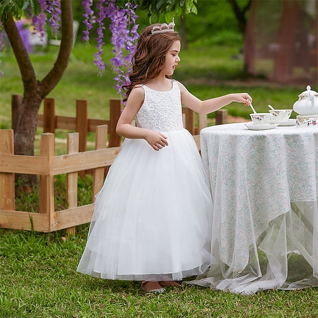 Princess Kid's Flower Girl Girls' Dress FashionChic