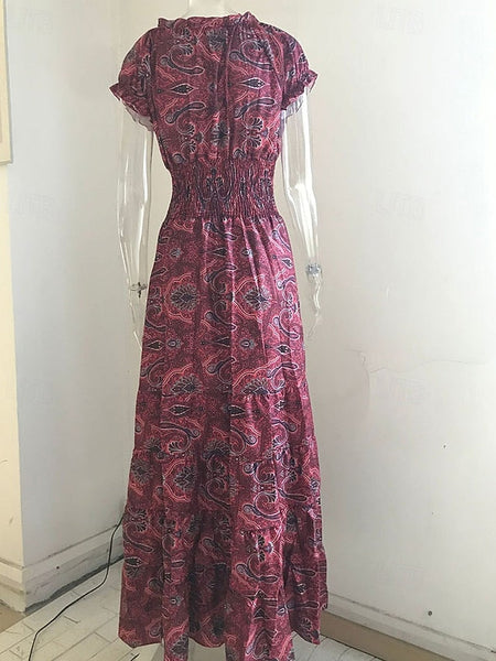Women's Long Dress Maxi Dress Casual Dress Print Dress FashionChic