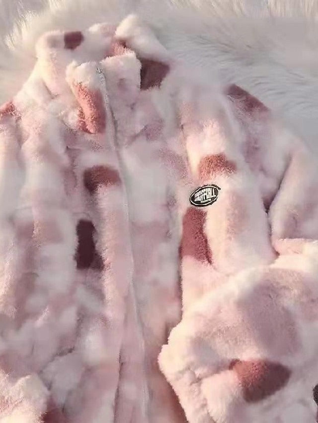 Fur Faux Women's Fleece Teddy Warm Coat Jacket FashionChic