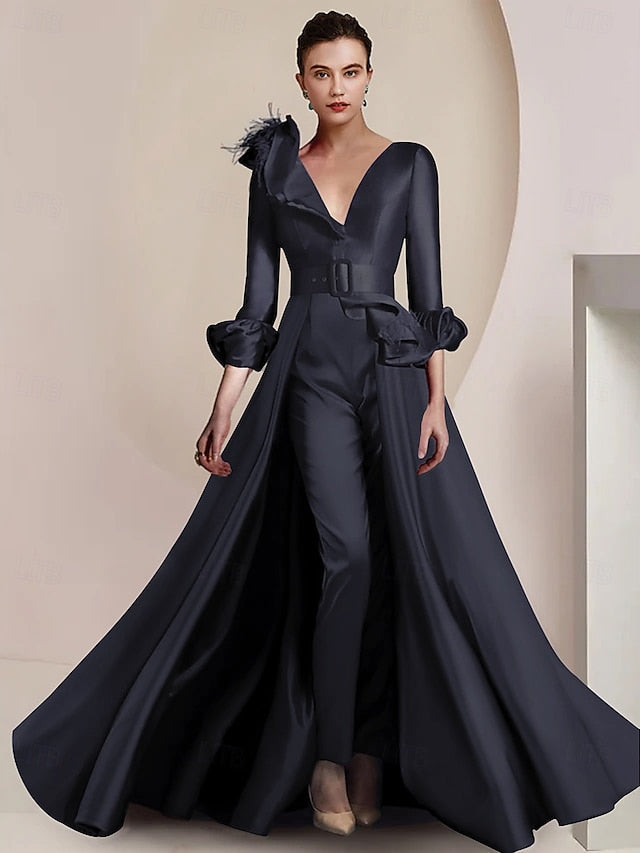 Pantsuit Formal Bride of / Two Jumpsuit Piece the Mother FashionChic