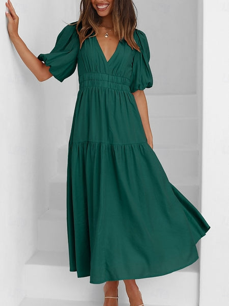 Women's Maxi Dress Casual Dress A Line Dress Stylish Basic