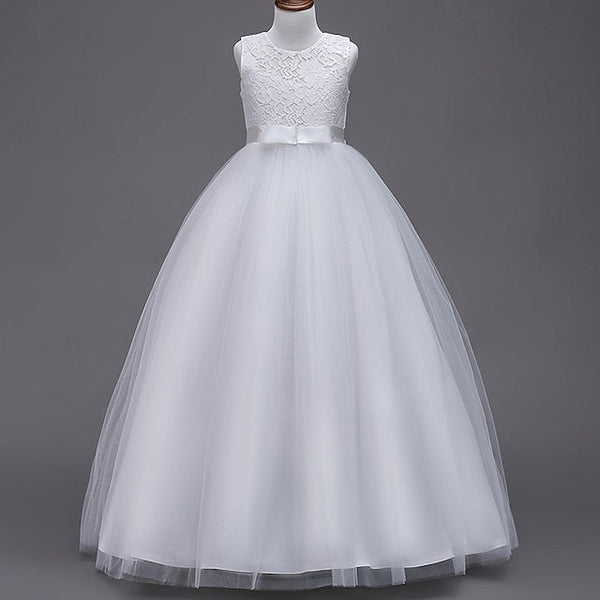 Flower Gown Girls' Dress Evening Party Girl FashionChic