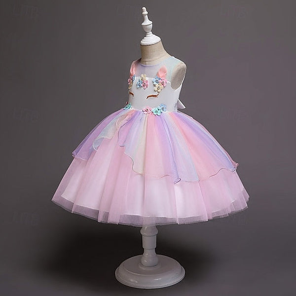 Girls' Girl Flower Princess Kid's Dress FashionChic