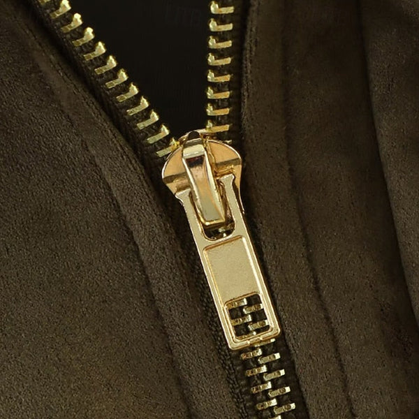 Warm Comfortable Pocket Jacket Women's Zipper Casual FashionChic