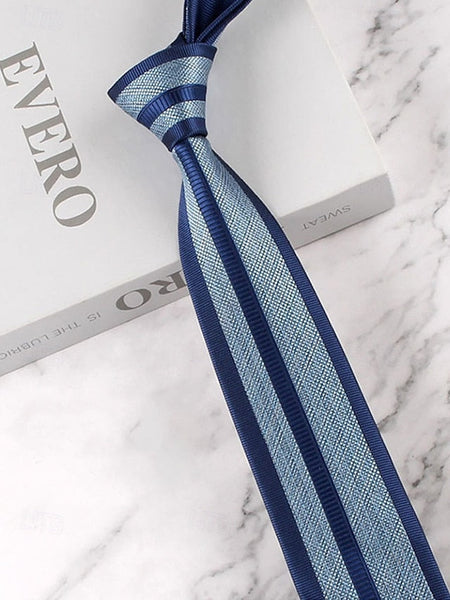with Necktie Pattern Classic Polyester Men's FashionChic