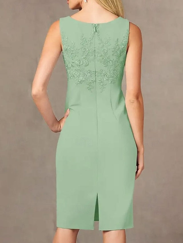 Beach Sheath / the Dress Column Suit Mother of Wedding Piece Two FashionChic