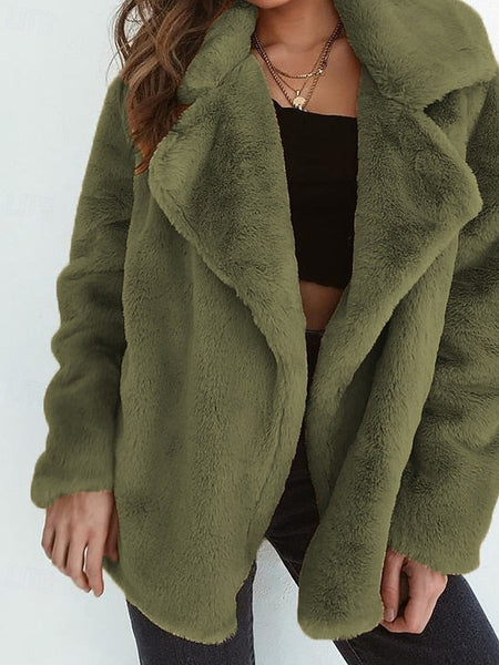 Women's Furs Warm Teddy Coat Comfortable Faux Fur FashionChic