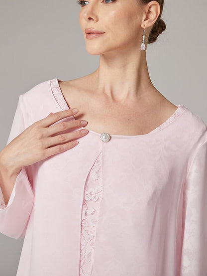 Bride the Suit of Piece Mother Beach Dress Two A-Line Wedding FashionChic