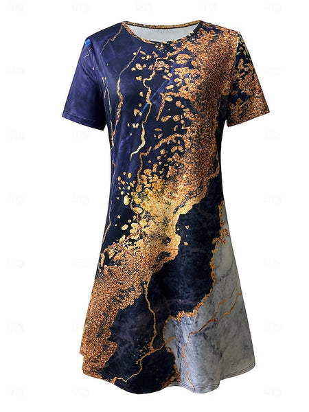 Women's Midi Dress Print Dress Fashion Modern Daily Tea FashionChic