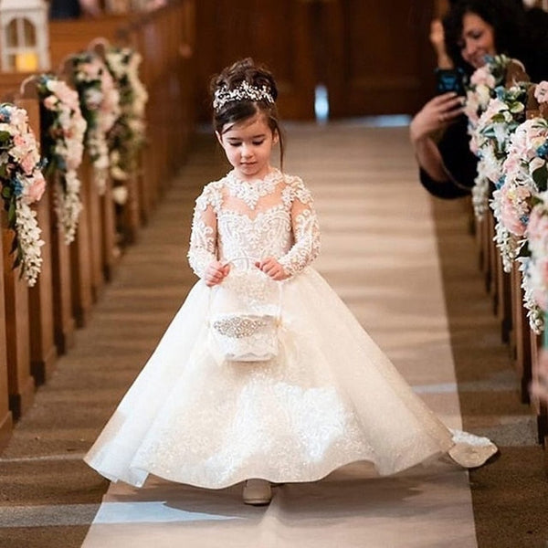 Girls' Flower Kid's Girl Princess Dress FashionChic