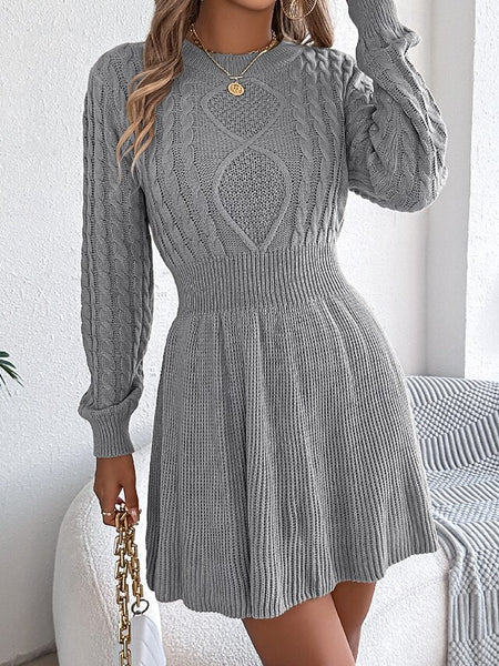 Women's Mini Dress Poly-Cotton Linen Texture Dresses