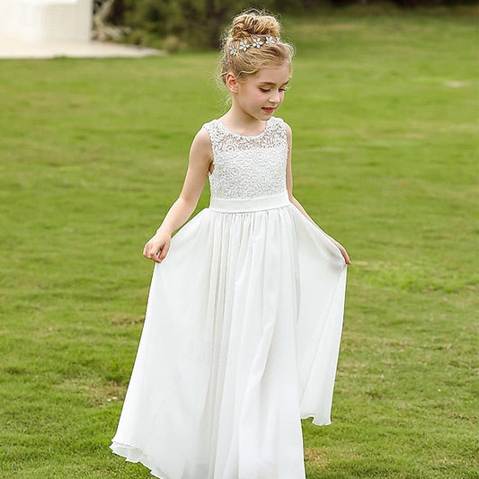 Formal Girls' Flower Kid's Girl Dress Lace FashionChic
