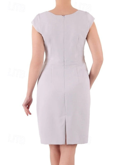 of the Guest Bride Mother Neck Elegant Dress Sheath V Wedding FashionChic
