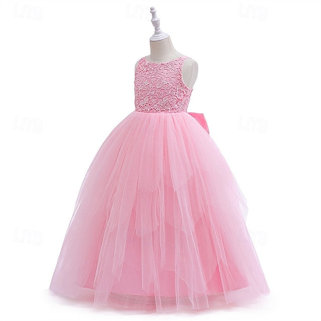 Princess Kid's Flower Girl Girls' Dress FashionChic
