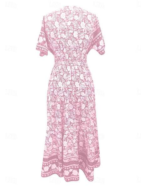 Women's Maxi Dress A Line Dress Vacation Casual Boho