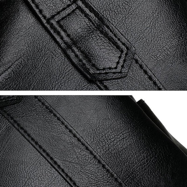 Bag Black – Leather Large Faux Women's Tote Stylish FashionChic