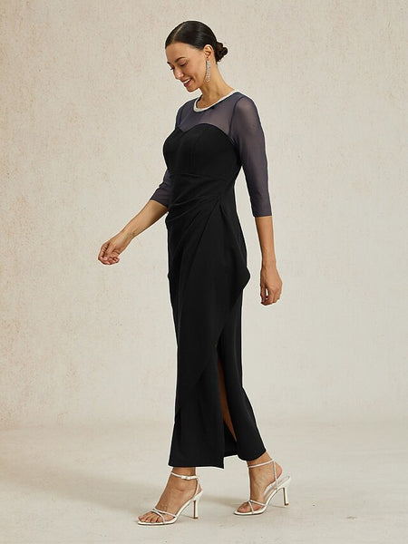 Women's Maxi Dress Sheath Dress Elegant Party Formal Solid FashionChic