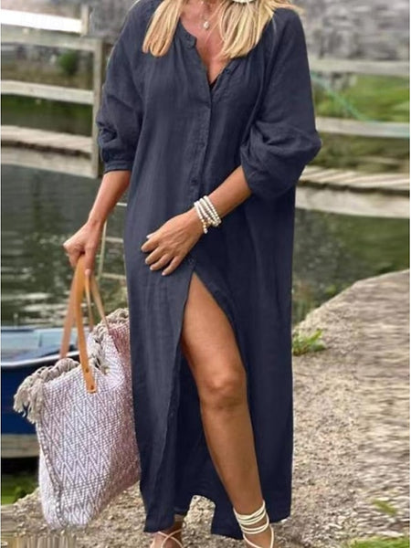 Women's Maxi Dress Sundress Casual Boho Daily Holiday Plain